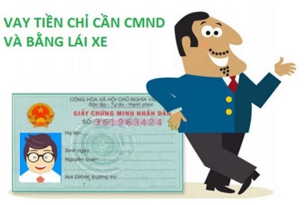 Điều kiện để được vay tiền online chỉ cần CMND và bằng lái