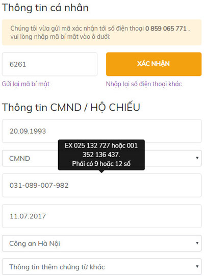 cách vay tiền Robocash