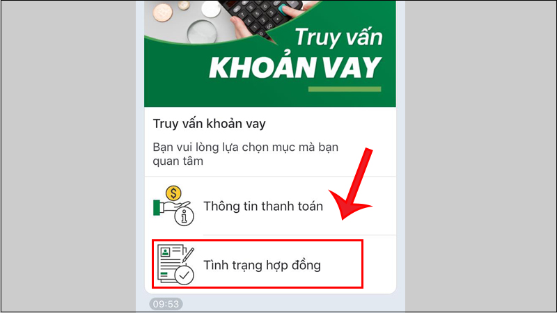 Kiểm tra hợp đồng trả góp còn bao nhiêu tháng Fe Credit qua Zalo 3