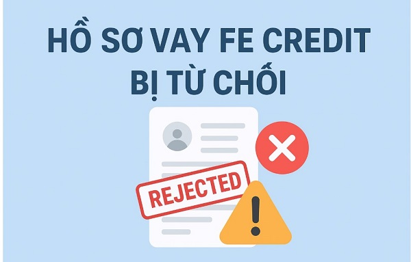 Cách khắc phục khi hồ sơ vay FE Credit bị từ chối