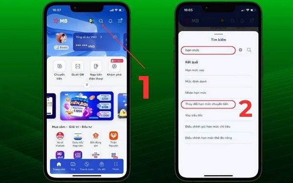 Cách kiểm tra hạn mức chuyển tiền MBBank hiện tại