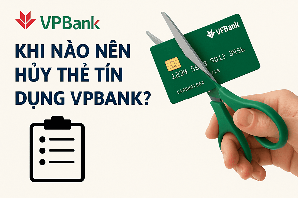 Khi nào nên hủy thẻ tín dụng VPBank
