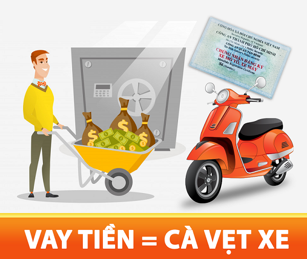 Vay tiền bằng cavet xe máy online là gì?