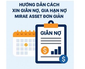 Quy trình xin giãn nợ Mirae Asset từng bước