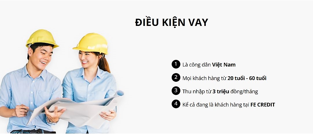 Quy trình vay 20 triệu FE Credit