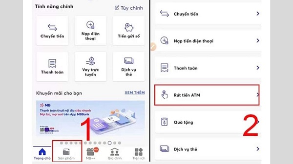 Cách hủy mã rút tiền không cần thẻ MB Bank