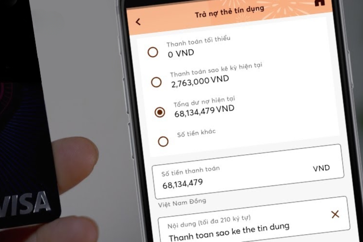 Cách kiểm tra số tiền thanh toán tối thiểu