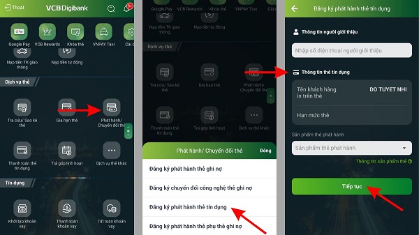 Hướng dẫn mở thẻ tín dụng dễ nhất online