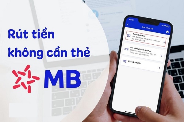 Hướng dẫn rút tiền không cần thẻ MB Bank qua ứng dụng