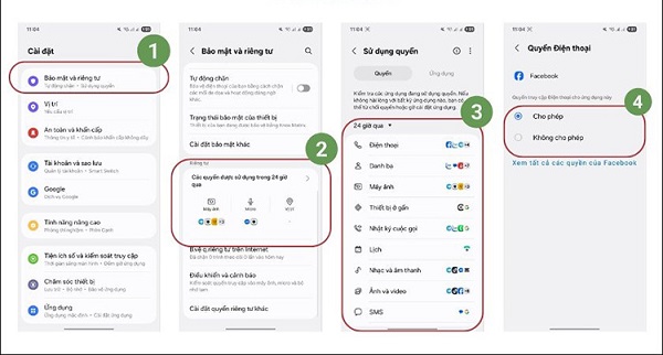 Cách chặn app vay tiền truy cập zalo