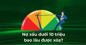 Nợ xấu dưới 10 triệu bao lâu được xóa Cập nhật 2026